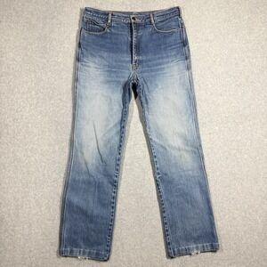Murjani Jeans Womens 32x30 Vintage 80s High Rise Straight Leg Made‎ In Hong Kong